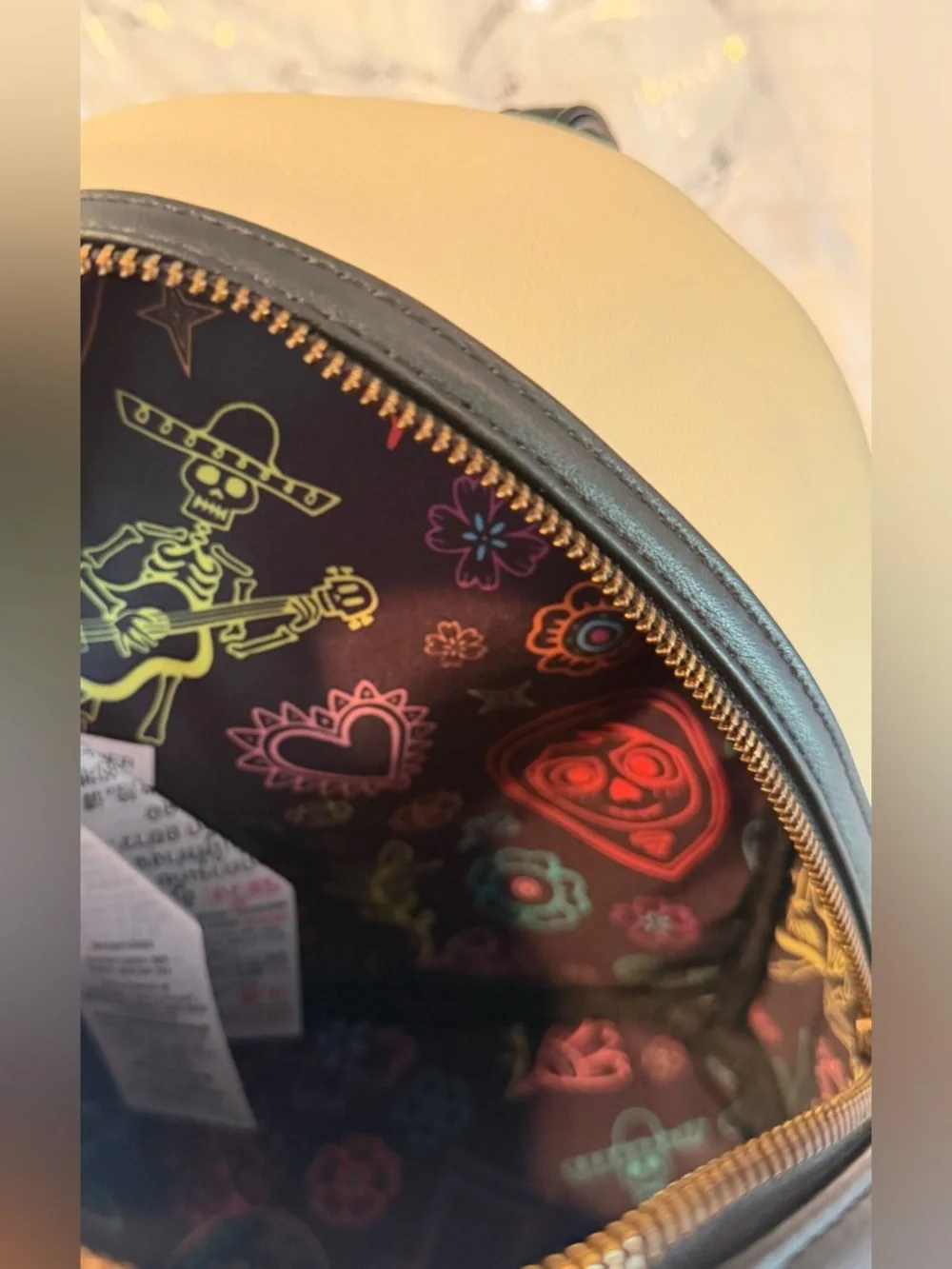 Disney Parks Loungefly Coco Floral Mini Backpack Miguel Day of the Dead NWT